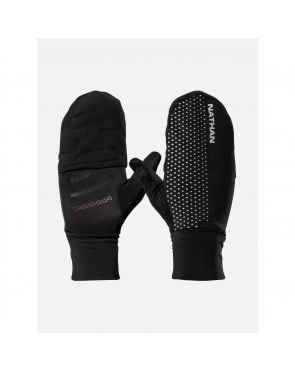 Nathan HyperNight Reflective Convertible Mitt Black/Geo Print