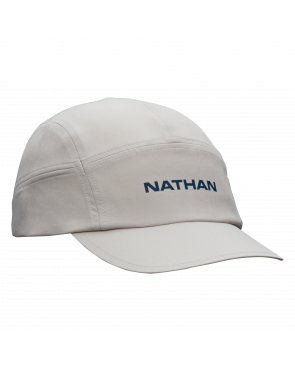 Nathan Run Cool Stash Hat Vapor Grey/Sailor Blue